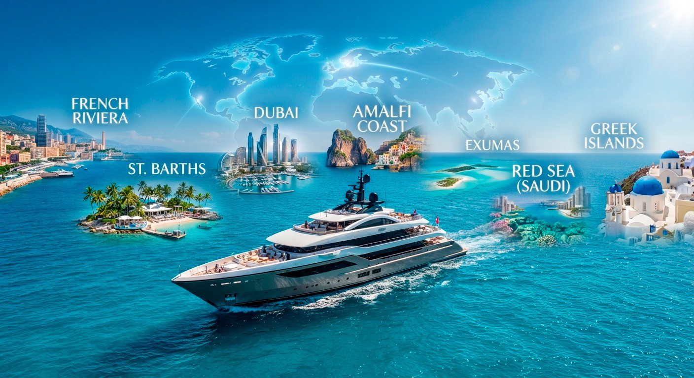 Global yacht destinations